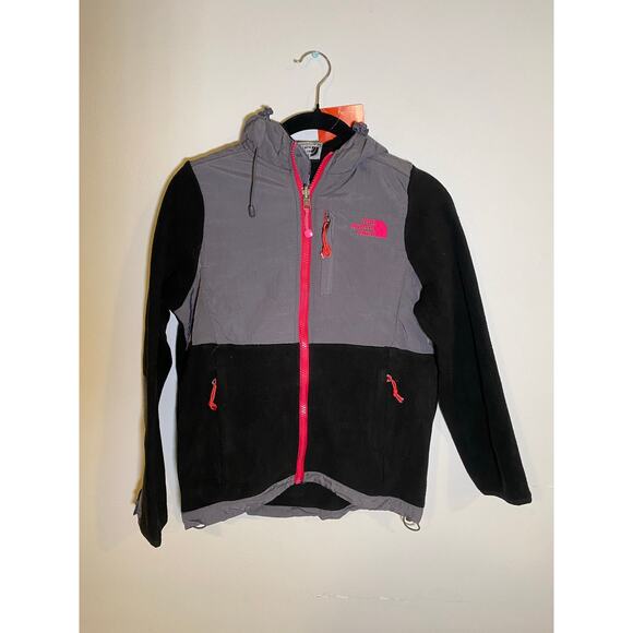 NWT THE NORTH FACE GIRLS DENALI JACKET GREY SZ XL BRAND NEW - Picture 1 of 6